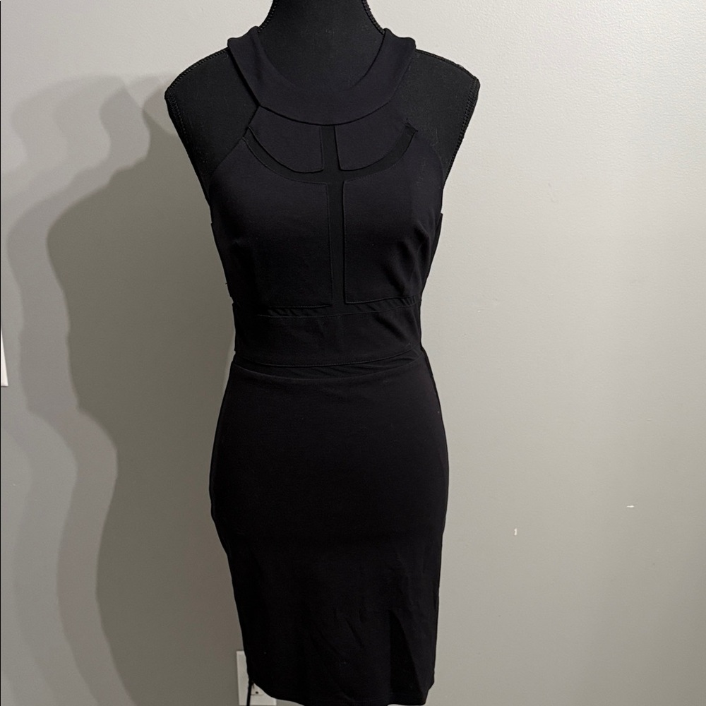 Guess Black Cutout Mini Dress
